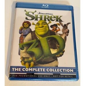 Shrek 3D Complete Collection Blu ray‎ Sealed Promo Edition DreamWorks